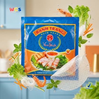 Banh Trang High Quality Rice Paper Vina Bich Chi 22cm 400g - Halal