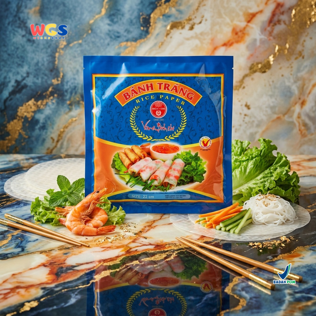 Banh Trang High Quality Rice Paper Vina Bich Chi 22cm 400g - Halal