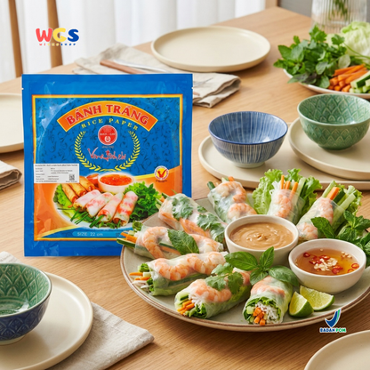 Banh Trang High Quality Rice Paper Vina Bich Chi 22cm 400g - Halal