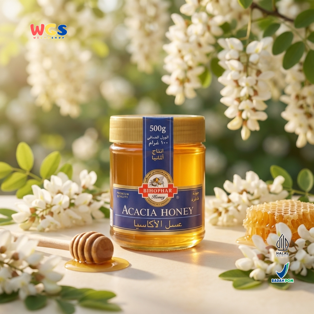 Bihophar Acacia Honey 500g – High Quality Pure Honey from Germany