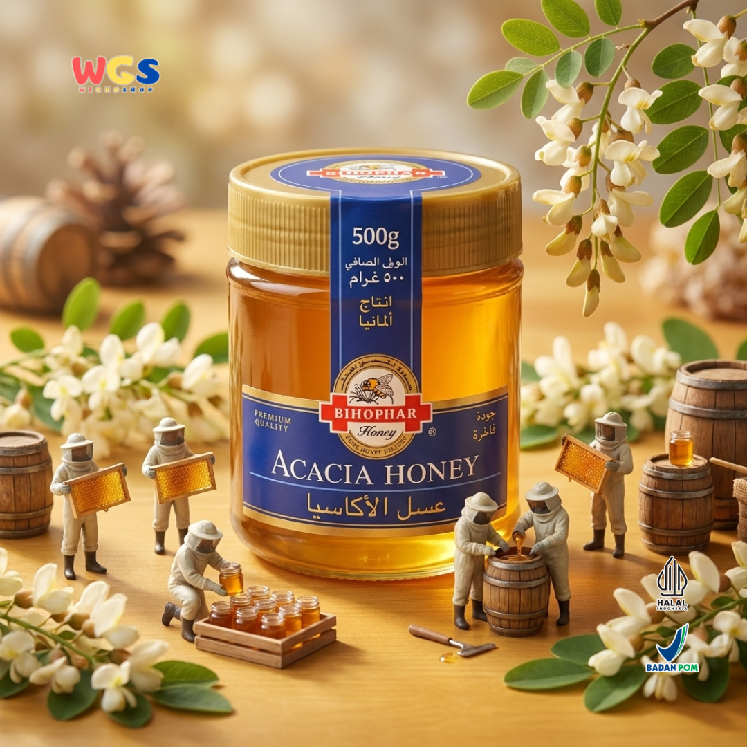 Bihophar Acacia Honey 500g – High Quality Pure Honey from Germany