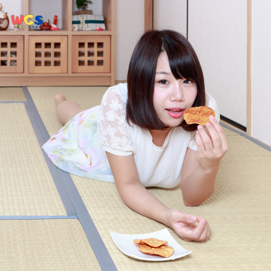 Bin Bin Rice Crackers Seaweed Flavor 150g - Kerupuk Beras Rasa Rumput Laut, Renyah dan Gurih