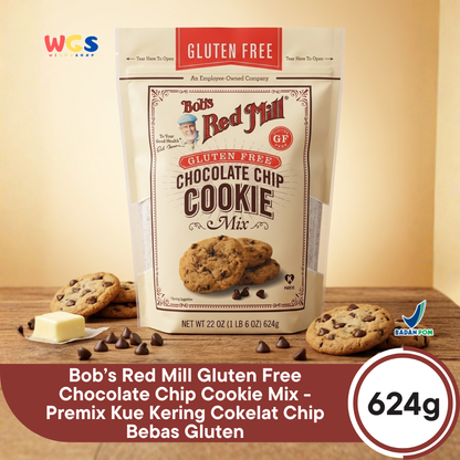 Bob’s Red Mill Gluten Free Chocolate Chip Cookie Mix 624g - Premix Kue Kering Cokelat Chip Bebas Gluten