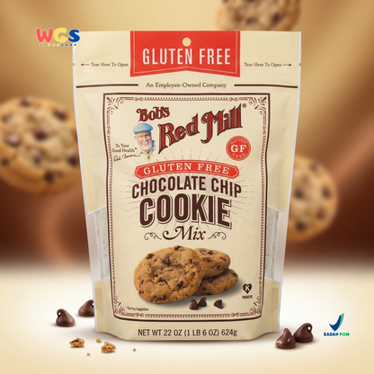 Bob’s Red Mill Gluten Free Chocolate Chip Cookie Mix 624g - Premix Kue Kering Cokelat Chip Bebas Gluten