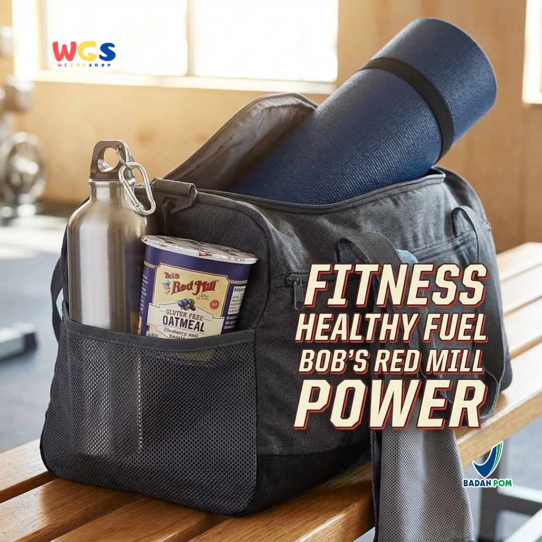 Bob’s Red Mill Gluten Free Oatmeal Blueberry & Hazelnut with Flax & Chia Cup 71g – Oatmeal Instan Sehat