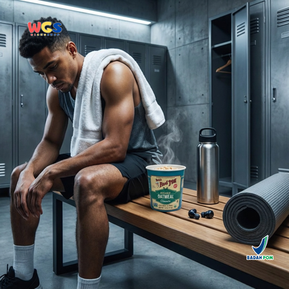 Bob’s Red Mill Organic Oatmeal Classic with Flax & Chia Cup 51g – Oatmeal Organik Gluten Free