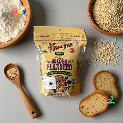Bob’s Red Mill Organic Whole Golden Flaxseed 368g – Biji Rami Utuh Organik Kaya Serat & Omega-3
