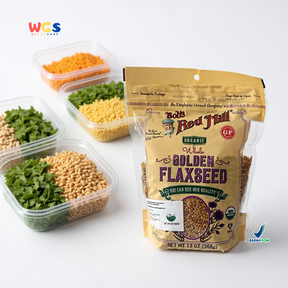 Bob’s Red Mill Organic Whole Golden Flaxseed 368g – Biji Rami Utuh Organik Kaya Serat & Omega-3