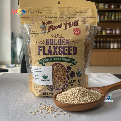 Bob’s Red Mill Organic Whole Golden Flaxseed 368g – Biji Rami Utuh Organik Kaya Serat & Omega-3