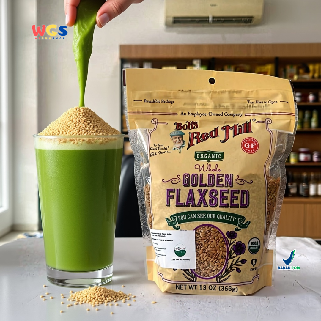 Bob’s Red Mill Organic Whole Golden Flaxseed 368g – Biji Rami Utuh Organik Kaya Serat & Omega-3