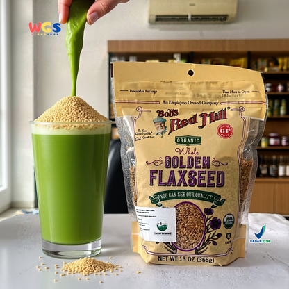 Bob’s Red Mill Organic Whole Golden Flaxseed 368g – Biji Rami Utuh Organik Kaya Serat & Omega-3
