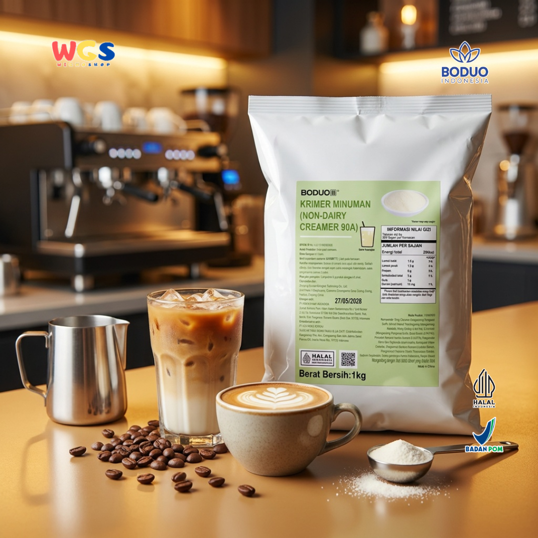 BODUO Non-Dairy Creamer 90A 1kg – Dairy-Free Powdered Creamer for Beverages &amp; Food