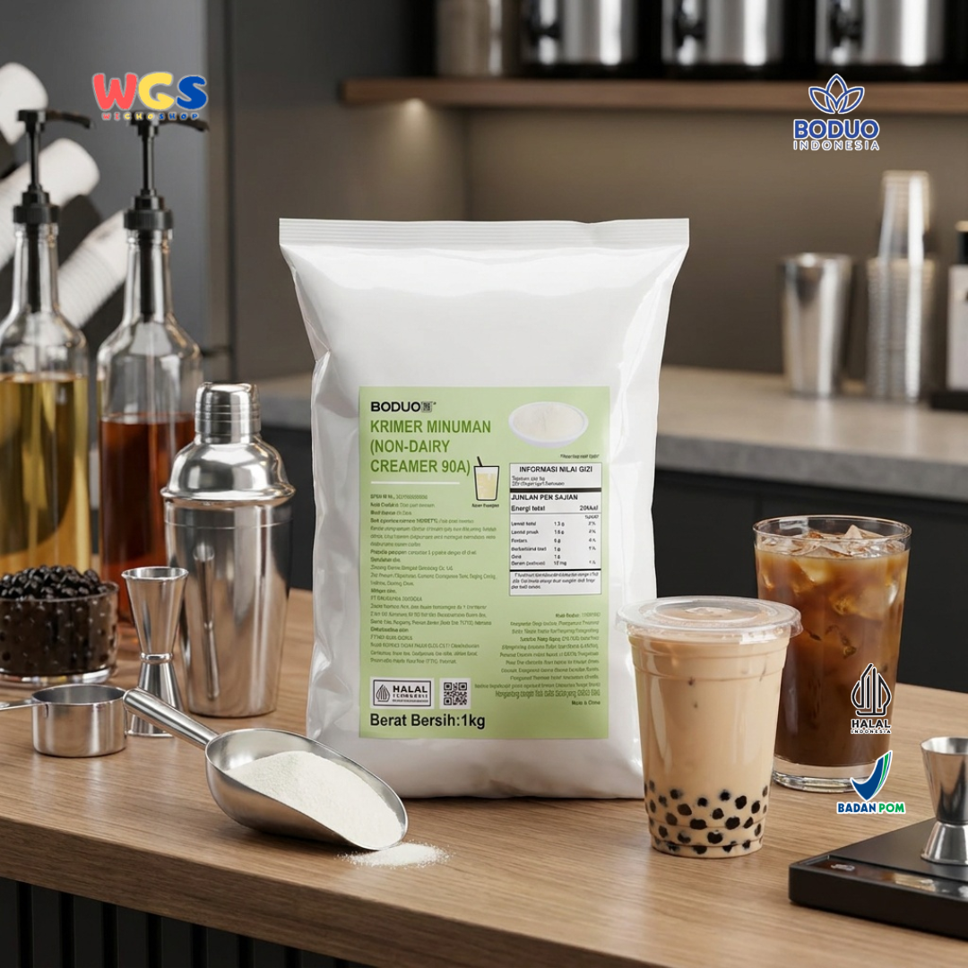 BODUO Non-Dairy Creamer 90A 1kg – Dairy-Free Powdered Creamer for Beverages &amp; Food