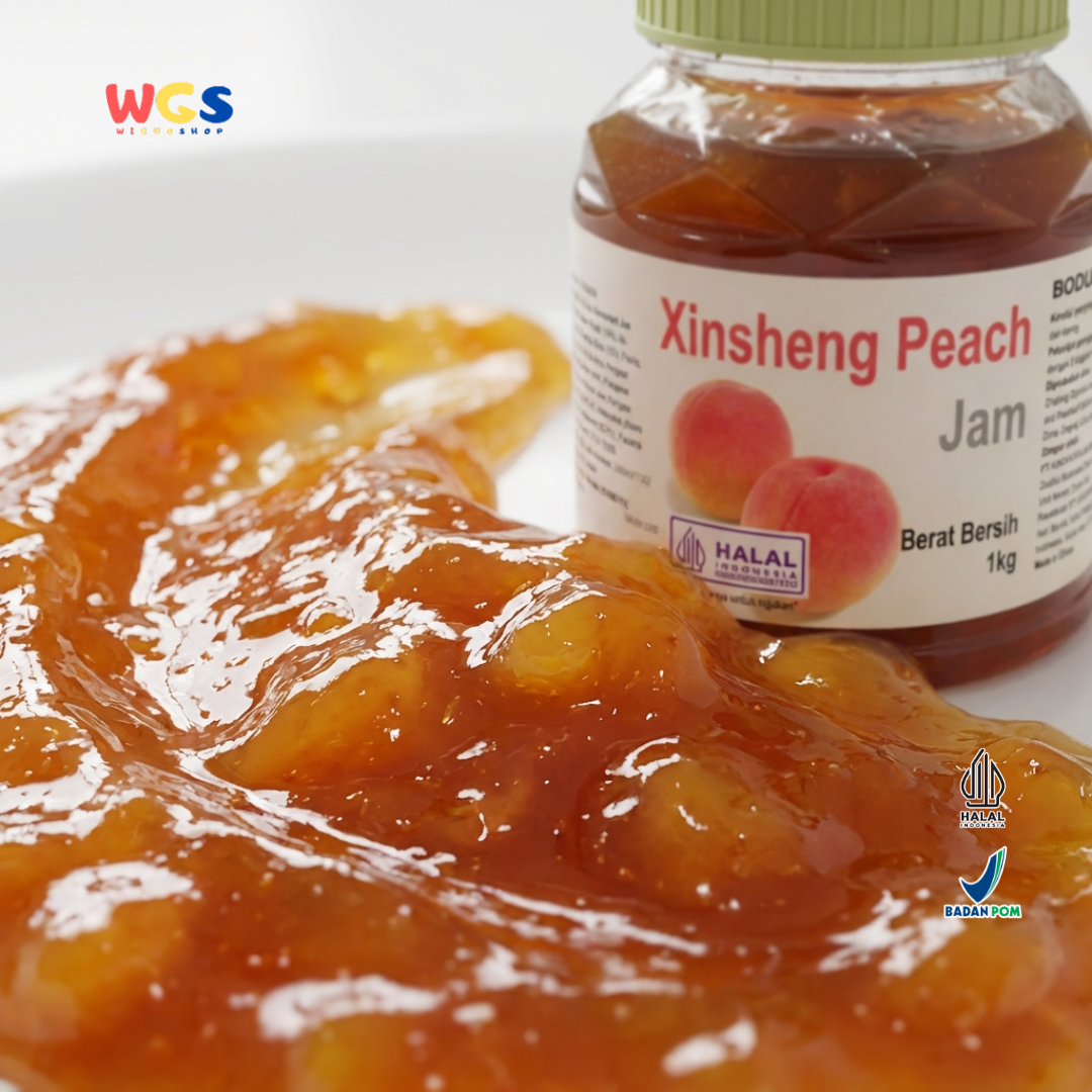 BODUO Xinsheng Peach Jam 1kg – Peach Jam for Trendy Drinks