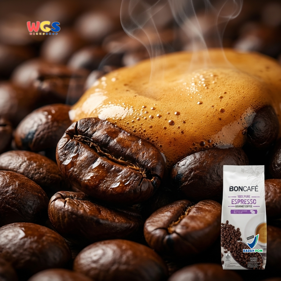 BONCAFE Espresso 100% Pure Gourmet Arabica Whole Beans Coffee 200g - Coffee Beans