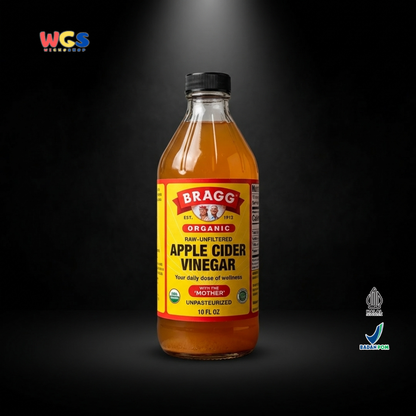 Bragg Organic Apple Cider Vinegar 295ml - Cuka Apel Organik Raw Unfiltered With The Mother