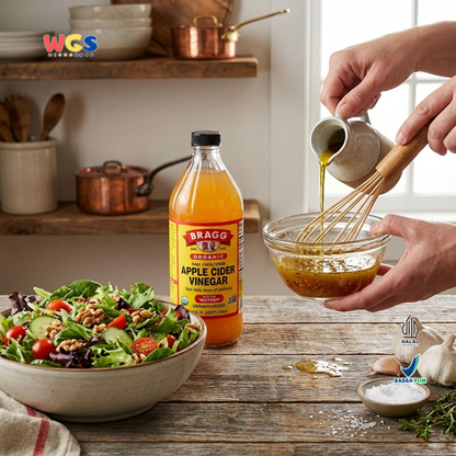 Bragg Organic Apple Cider Vinegar 295ml - Cuka Apel Organik Raw Unfiltered With The Mother