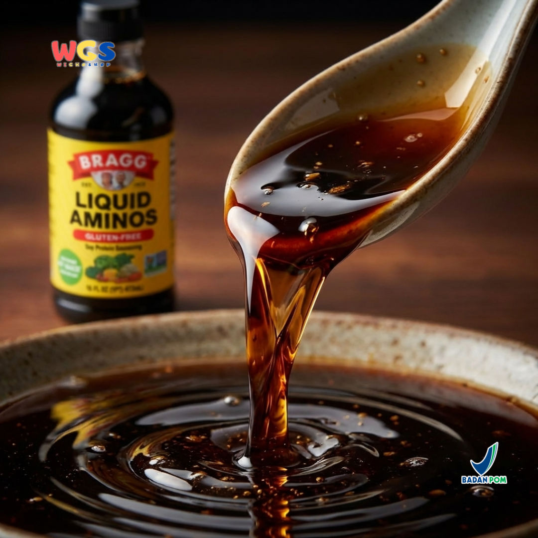 Bragg Liquid Aminos Gluten-Free 473ml – Non-GMO Soy Sauce, a Healthy Soy Sauce Substitute