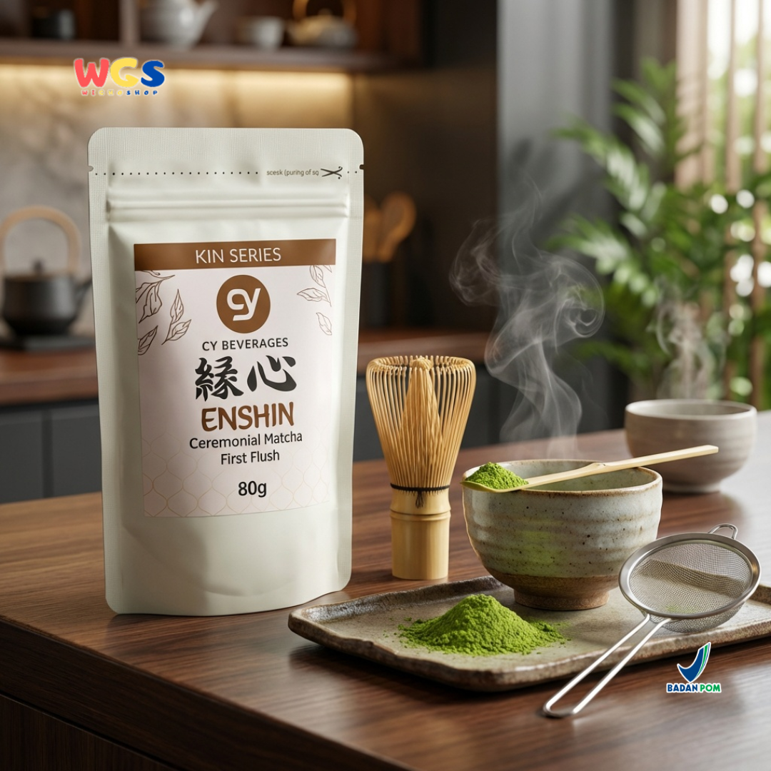 CY Beverages Enshin Ceremonial Matcha First Flush 80g – High Quality Premium Matcha