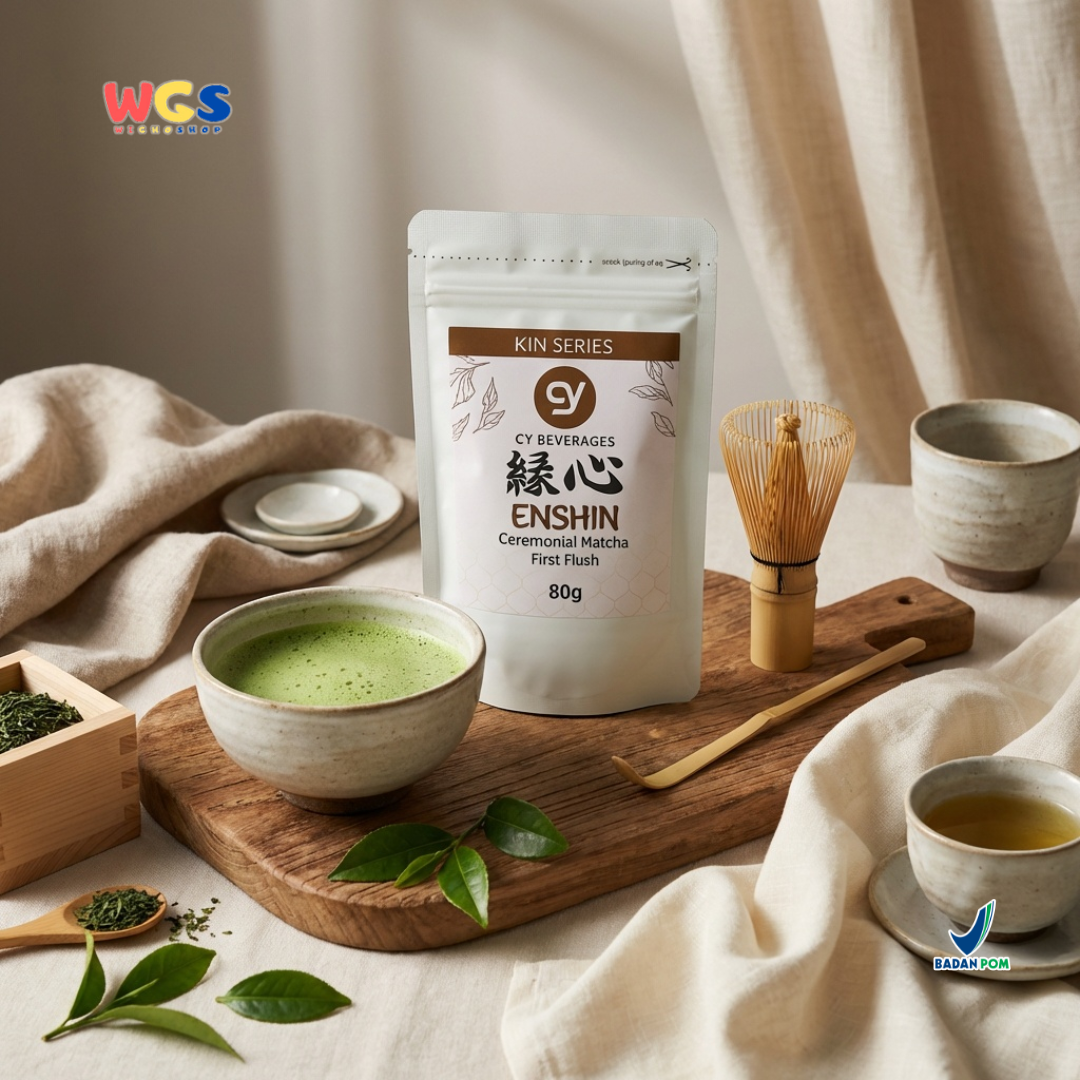 CY Beverages Enshin Ceremonial Matcha First Flush 80g – High Quality Premium Matcha
