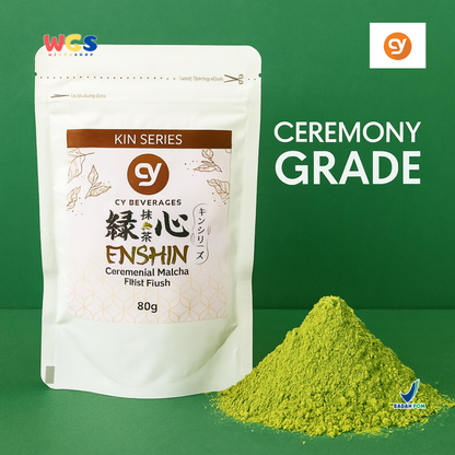 CY Beverages Enshin Ceremonial Matcha First Flush 80g – Matcha Premium Kualitas Tinggi