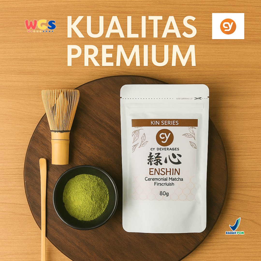 CY Beverages Enshin Ceremonial Matcha First Flush 80g – Matcha Premium Kualitas Tinggi