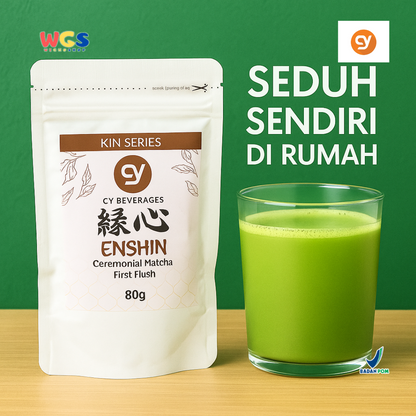 CY Beverages Enshin Ceremonial Matcha First Flush 80g – Matcha Premium Kualitas Tinggi