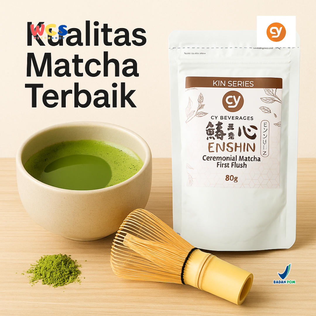 CY Beverages Enshin Ceremonial Matcha First Flush 80g – Matcha Premium Kualitas Tinggi