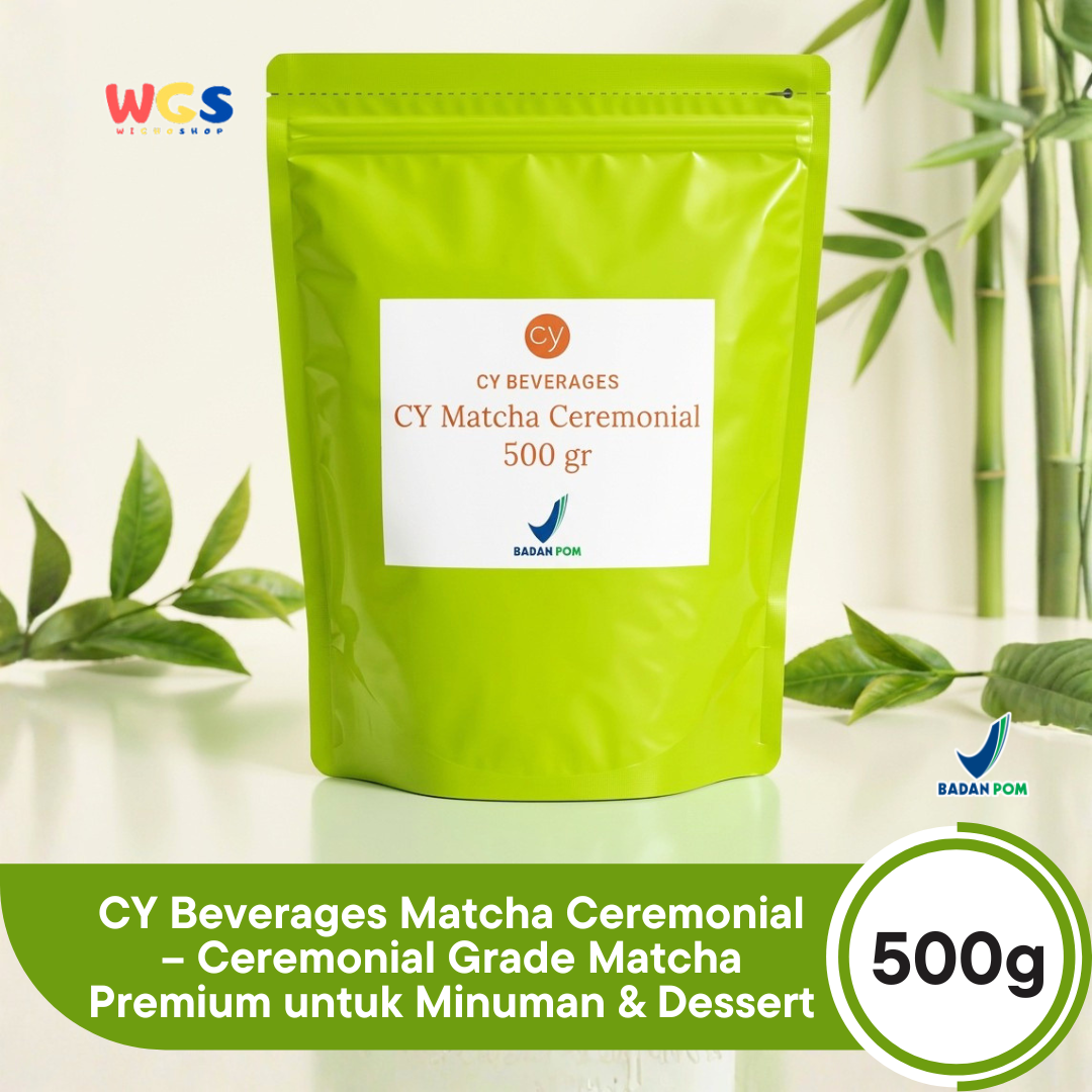 CY Matcha Ceremonial Grade 500gr – Premium Green Tea Powder for Drinks and Desserts