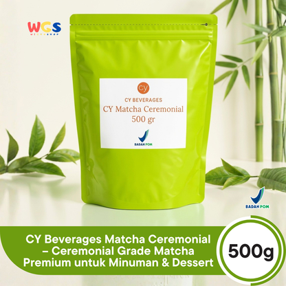 CY Matcha Ceremonial Grade 500gr – Premium Green Tea Powder for Drinks and Desserts