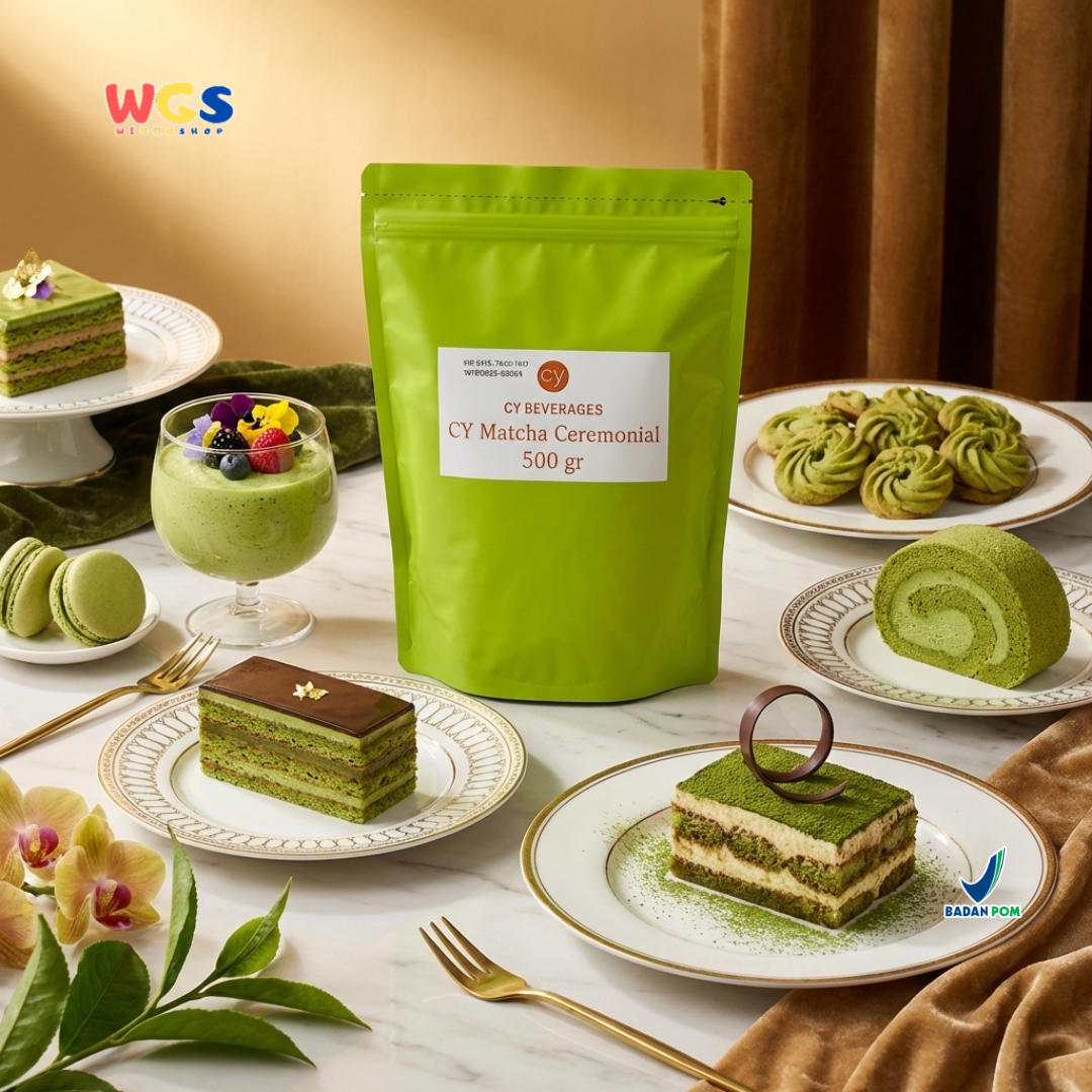 CY Matcha Ceremonial Grade 500gr – Premium Green Tea Powder for Drinks and Desserts