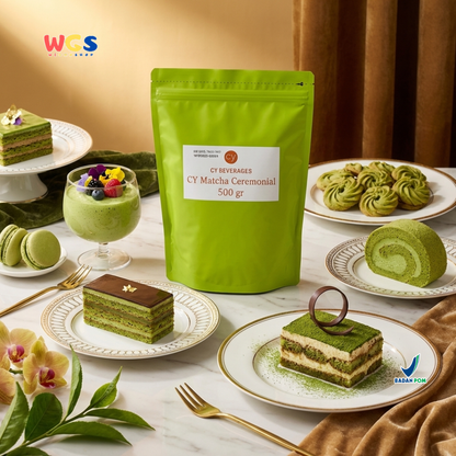 CY Matcha Ceremonial Grade 500gr – Premium Green Tea Powder for Drinks and Desserts
