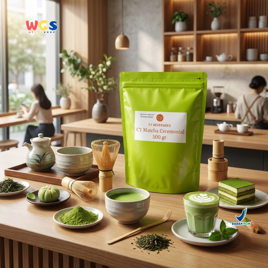 CY Matcha Ceremonial Grade 500gr – Premium Green Tea Powder for Drinks and Desserts