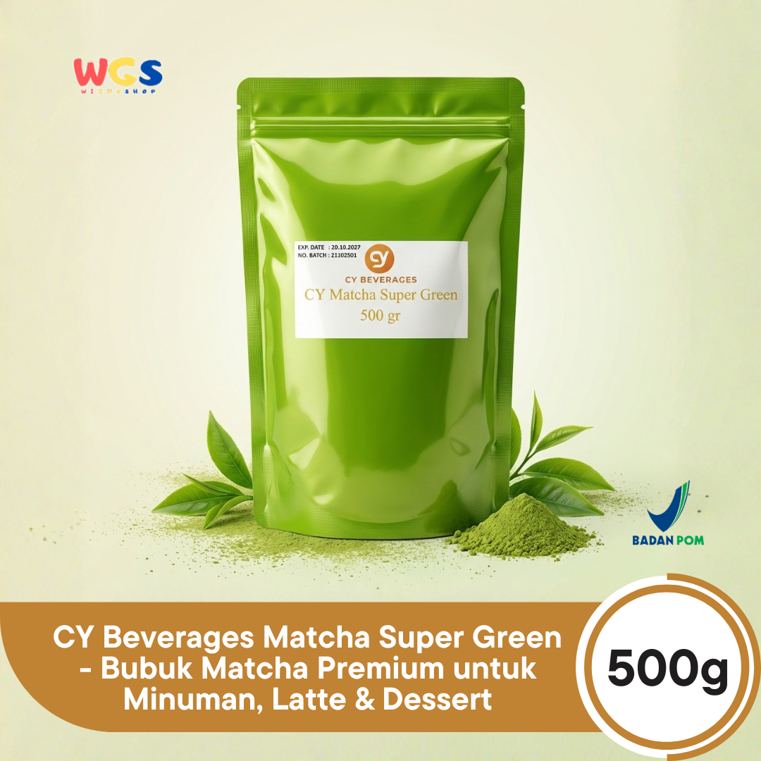 CY Matcha Ceremonial Grade 500gr – Premium Green Tea Powder for Drinks and Desserts