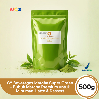 CY Matcha Ceremonial Grade 500gr – Premium Green Tea Powder for Drinks and Desserts