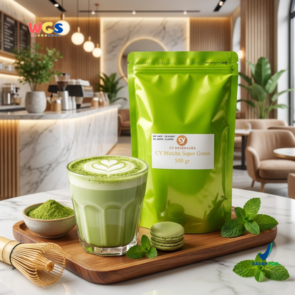 CY Matcha Ceremonial Grade 500gr – Premium Green Tea Powder for Drinks and Desserts