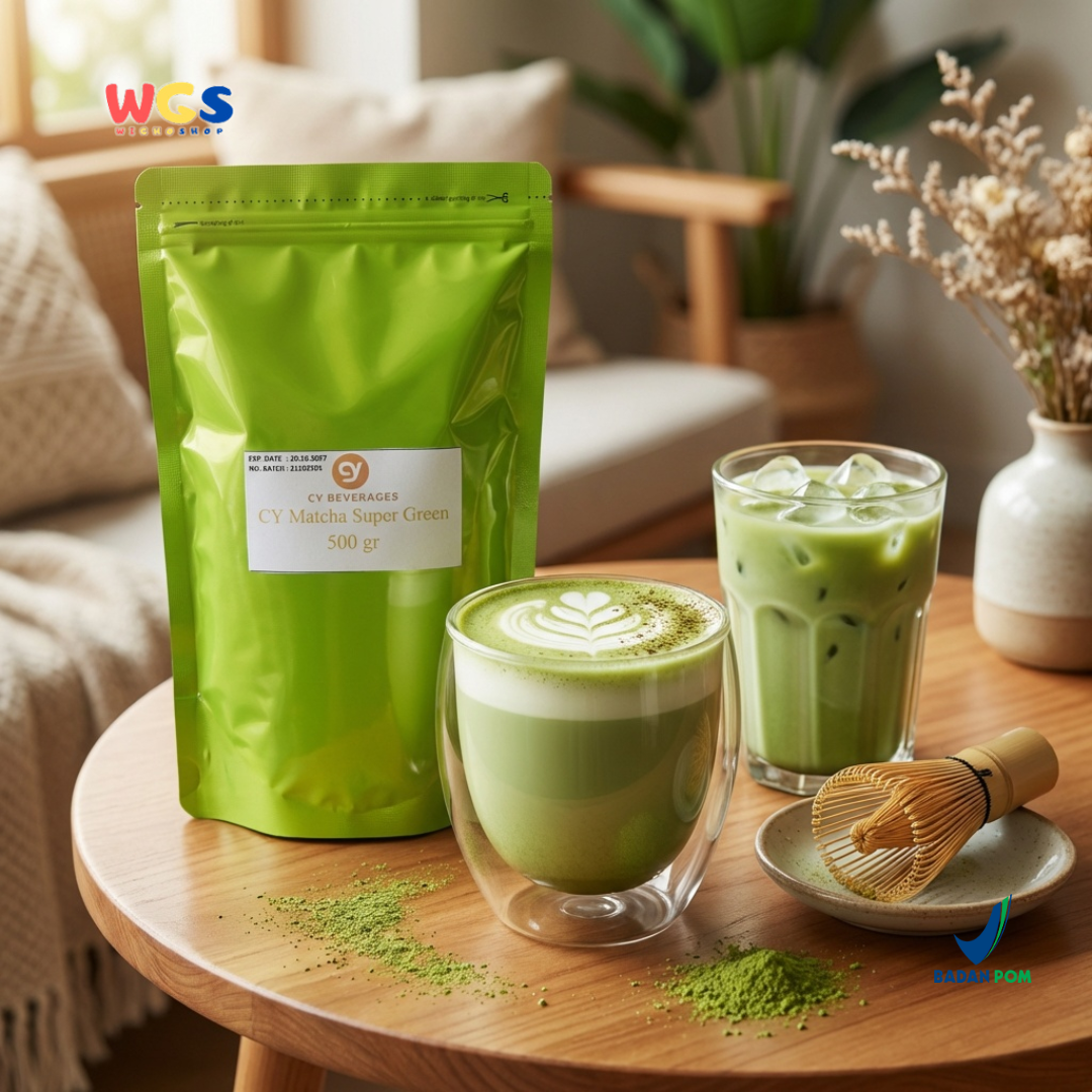 CY Matcha Ceremonial Grade 500gr – Premium Green Tea Powder for Drinks and Desserts