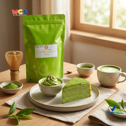 CY Matcha Ceremonial Grade 500gr – Premium Green Tea Powder for Drinks and Desserts