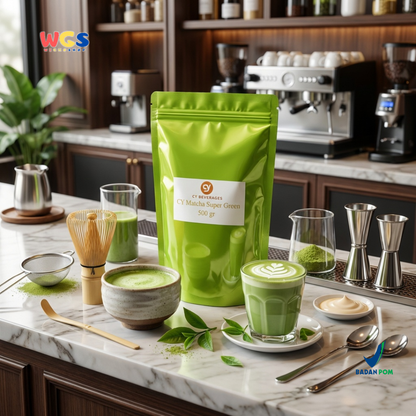 CY Matcha Ceremonial Grade 500gr – Premium Green Tea Powder for Drinks and Desserts