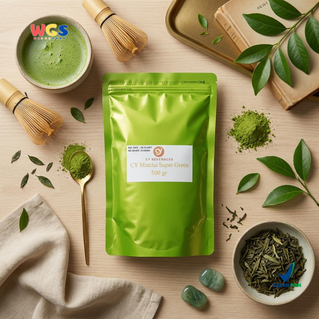 CY Matcha Ceremonial Grade 500gr – Premium Green Tea Powder for Drinks and Desserts