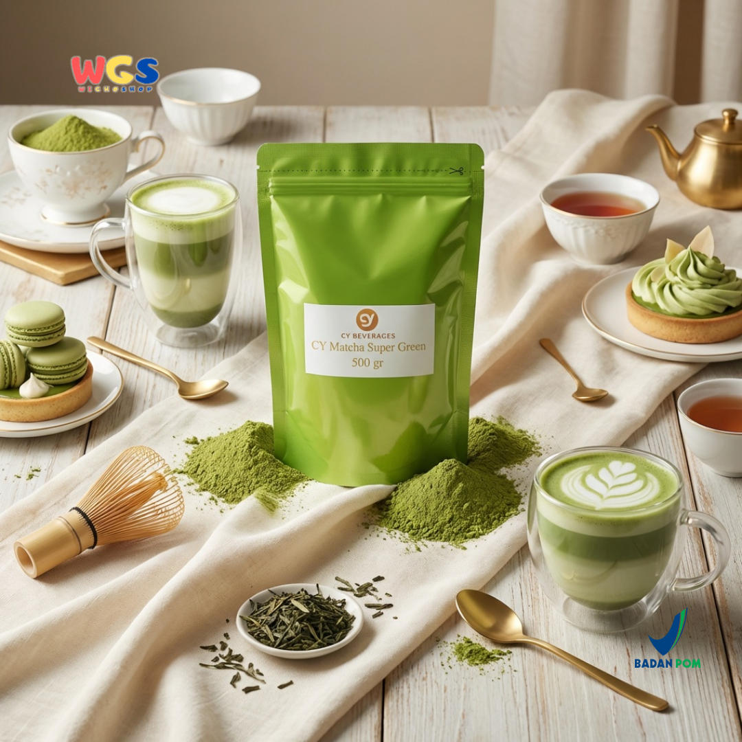 CY Matcha Ceremonial Grade 500gr – Premium Green Tea Powder for Drinks and Desserts