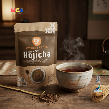 CY Beverages Pure Hojicha Powder 50g – Bubuk Teh Hojicha Panggang untuk Latte & Dessert