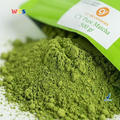 CY Beverages Pure Matcha 500g – Bubuk Matcha Murni untuk Minuman Dessert Latte