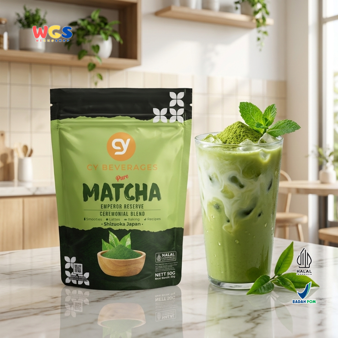 CY Beverages Pure Matcha Emperor Reserve 50g - Bubuk Matcha Shizuoka Japan untuk Latte Dessert