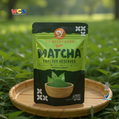 CY Beverages Pure Matcha Emperor Reserved 80g Shizuoka Japan – Bubuk Matcha Premium