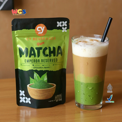 CY Beverages Pure Matcha Emperor Reserved 80g Shizuoka Japan – Bubuk Matcha Premium