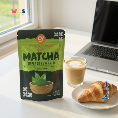 CY Beverages Pure Matcha Emperor Reserved 80g Shizuoka Japan – Bubuk Matcha Premium