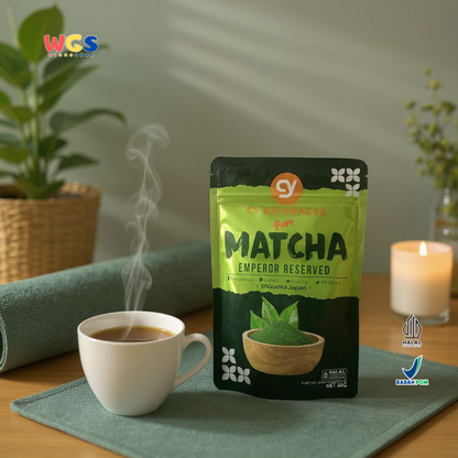 CY Beverages Pure Matcha Emperor Reserved 80g Shizuoka Japan – Bubuk Matcha Premium