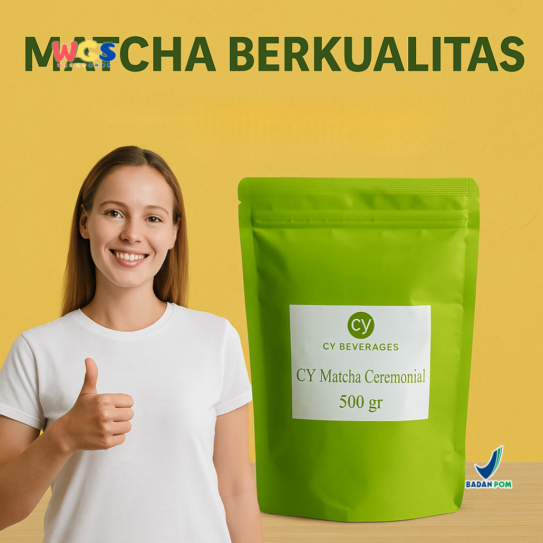CY Matcha Ceremonial Grade 500gr – Premium Green Tea Powder for Drinks and Desserts