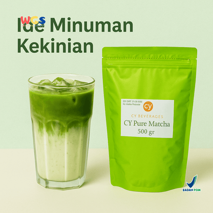 CY Pure Matcha 500g – Serbuk Teh Hijau Premium untuk Gaya Hidup Sehat